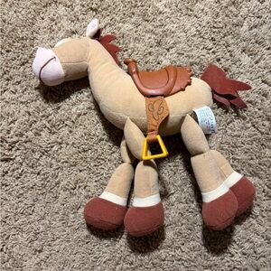 Disney Toy Story Bullseye Plush Horse Toy with Saddle